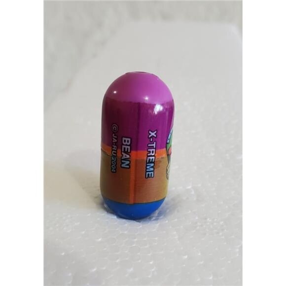 Mighty Beanz X-Treme Bean 2004 Purple Hair Character Capsule Moose Toys JA-RU - Picture 5 of 7